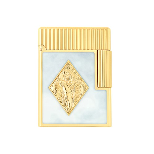 ST Dupont Lighter - Ligne 1 - Romeo y Julieta White & Yellow Gold