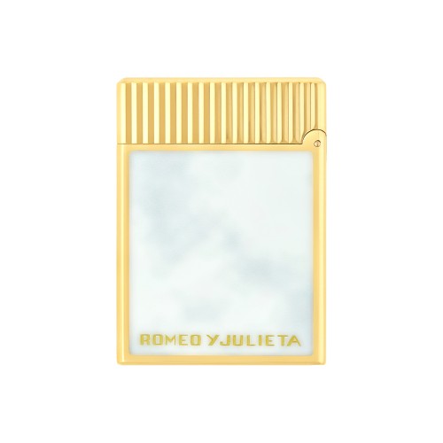 ST Dupont Lighter - Ligne 1 - Romeo y Julieta White & Yellow Gold