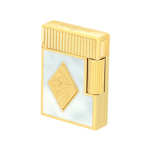 ST Dupont Lighter - Ligne 1 - Romeo y Julieta White & Yellow Gold