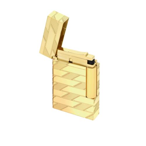 ST Dupont Lighter - Ligne 2 - Monogram 1872 Gold