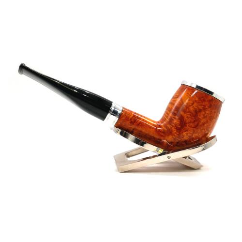 Chacom Baccara Orange 186 Smooth Straight 9mm Metal Filter Adapter Fishtail Pipe (CH728)