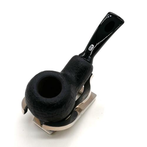 Chacom Reverse Calabash Sandblasted Noire Fishtail Pipe (CH737)