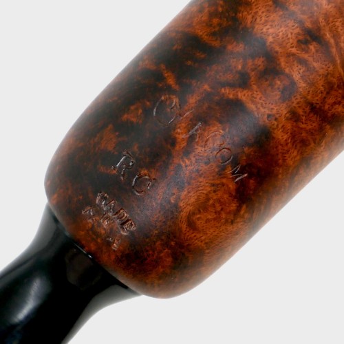 Chacom Reverse Calabash Matte Brown Bent Pipe (CH815)