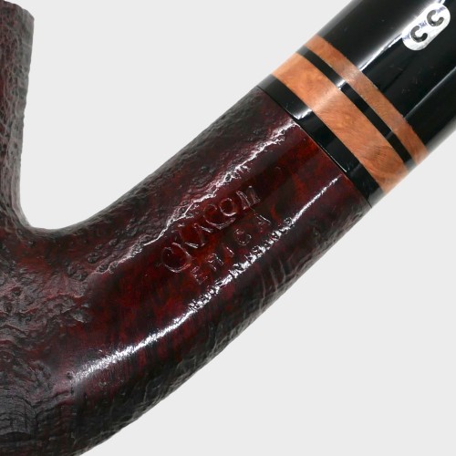 Chacom Erica Sandblast Metal Filter Bent Fishtail Pipe (CH844)