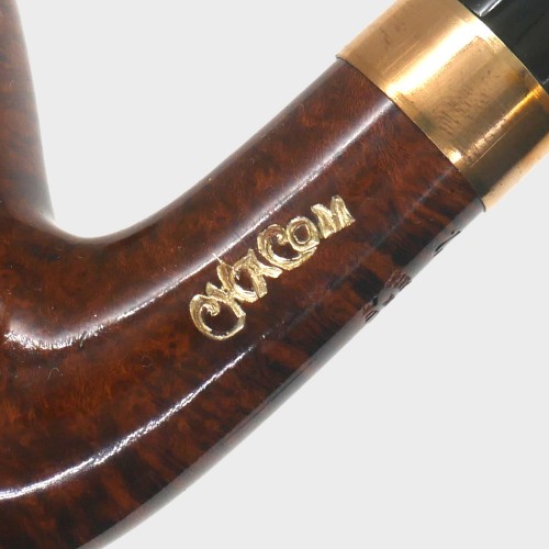 Chacom Churchill 42 Smooth Bent Metal 9mm Adapter Filter Fishtail Pipe (CH855)