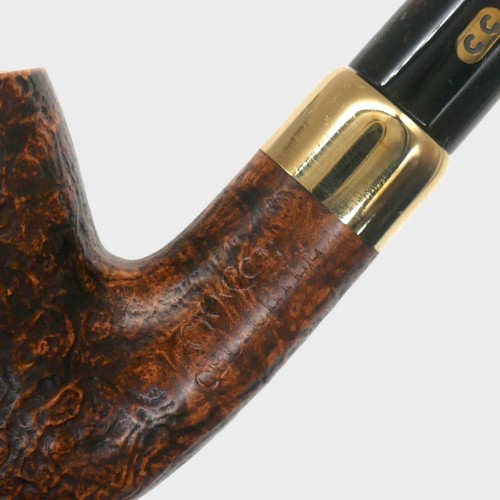 Chacom Churchill Long 42 Sandblast Bent Metal Filter Fishtail Pipe (CH864)