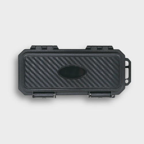 Cigarism Hard Shell Cigar Travel Case - 2 Cigar Capacity - Black