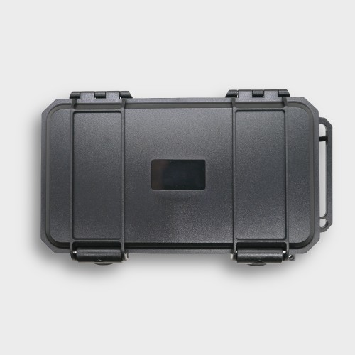 Cigarism Hard Shell Cigar Travel Case - 4 Cigar Capacity - Black