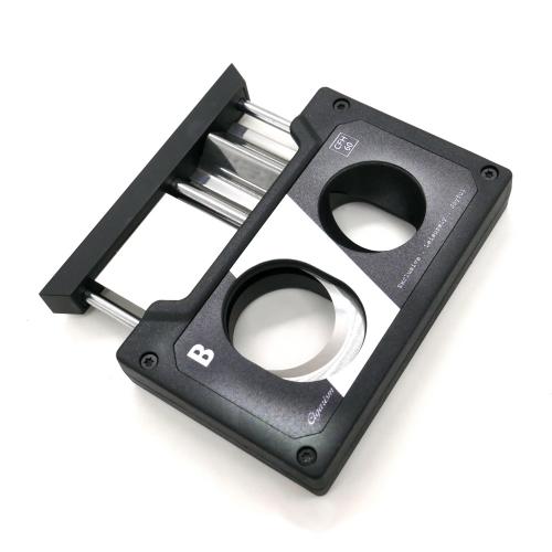 Cigarism Triple Jet Flame Lighter and Cassette Style Cigar Cutter Gift Set - Black