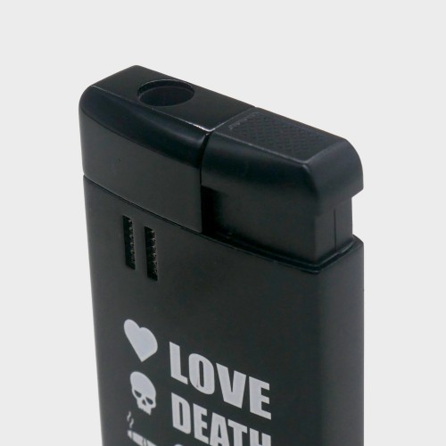 Cigarism Jet Flame Lighter, Cigar Cutter & Ashtray Gift Set - Skull