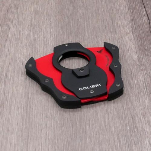 Colibri Coloured Blades Cigar Cutter - Red