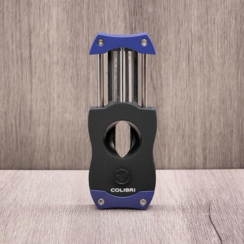 Colibri V-Cut Cigar Cutter - Blue