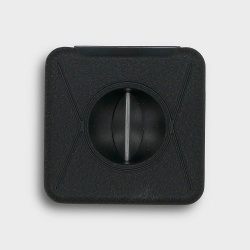 Angelo 3 in 1 V-Cutter, 8mm Punch & Twin Spike Cigar Pick - Black - 60 Ring Gauge