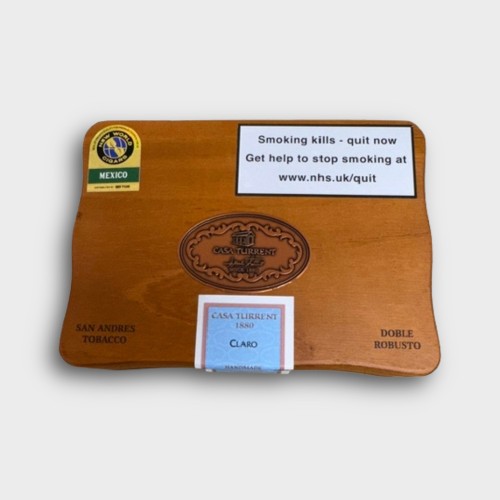 Casa Turrent 1880 Claro Double Robusto Cigar - Box of 10