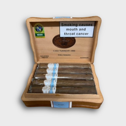 Casa Turrent 1880 Claro Double Robusto Cigar - Box of 10