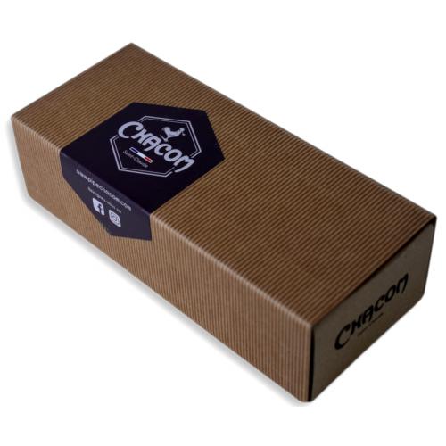 Chacom Reverse Calabash Brown Bent Fishtail Pipe (CH735)