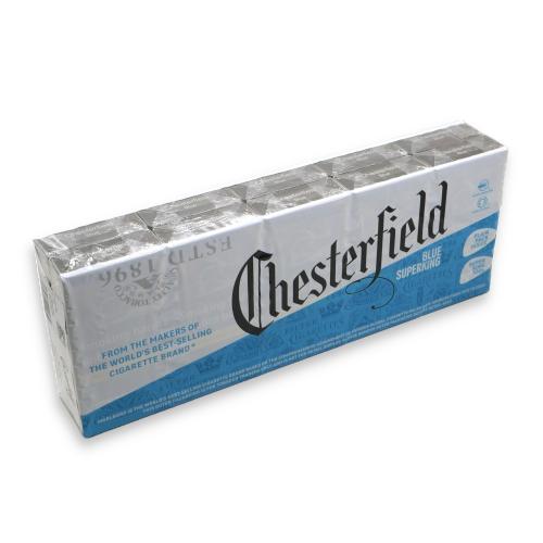 Chesterfield Blue (Formerly Bright) Superking - 10 packs of 20 cigarettes (200)