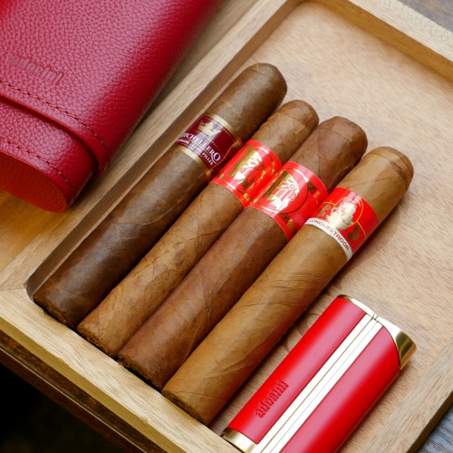 Red and Gold Sampler - 4 Cigars