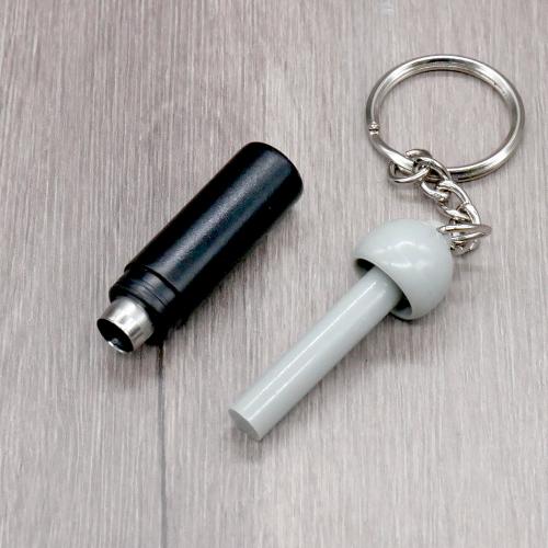 Pull Out Cigar Punch Cutter With Keychain