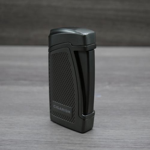 Cigarism Jet Flame Cigar Lighter & Punch Cutter - Gunmetal
