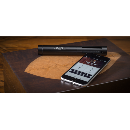 Cigsor Classic Wifi Connected Hygrometer - Anodised aluminum