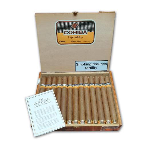 Cohiba Esplendidos (Vintage 2001/2002) Cigar - H & F House Reserve - Box of 25
