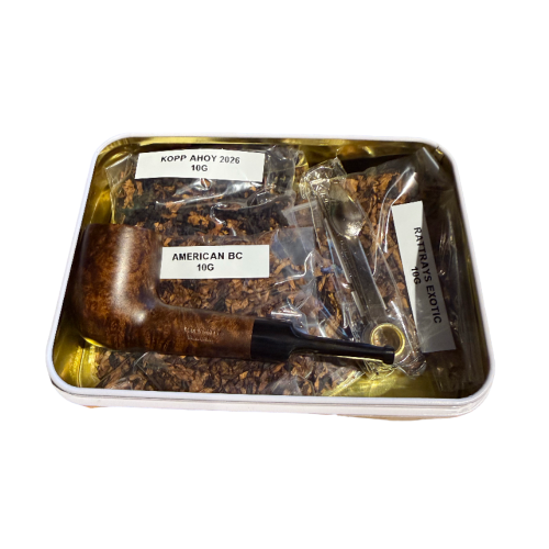 Cool & Sweet Dinky Pipe Tobacco Sampler - Pipe & 3 x 10g