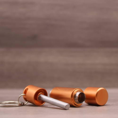 Adorini Double Cigar Punch Cutter - Solingen Blade - Copper