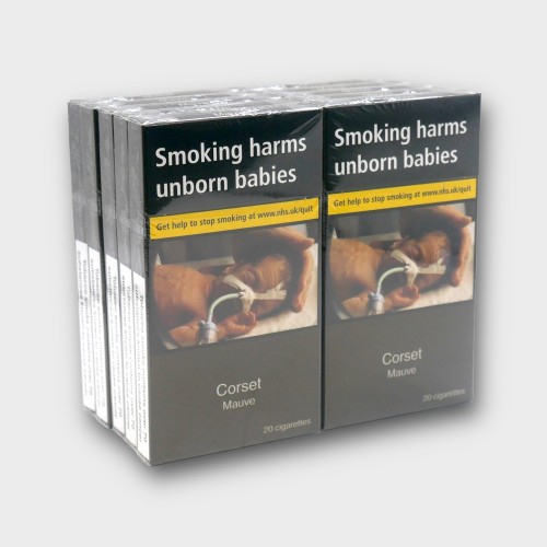 Corset Mauve Superslims - 10 Packs of 20 Cigarettes (200)