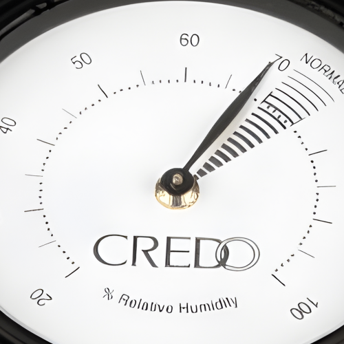 Credo Analogue Hygrometer Black