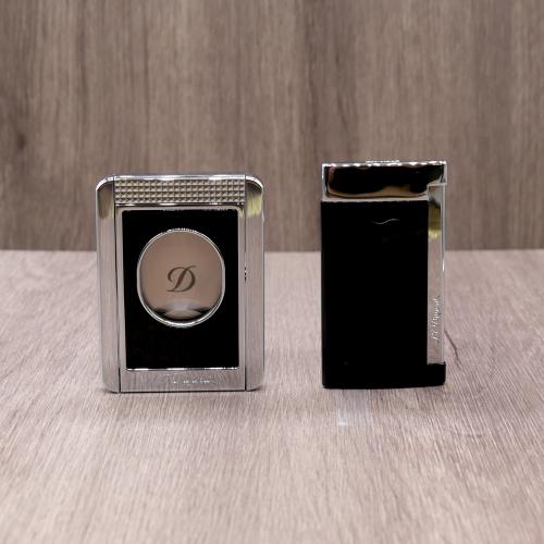 SLIGHT SECONDS ST Dupont Slim 7 Lighter & Cigar Cutter Set - Black