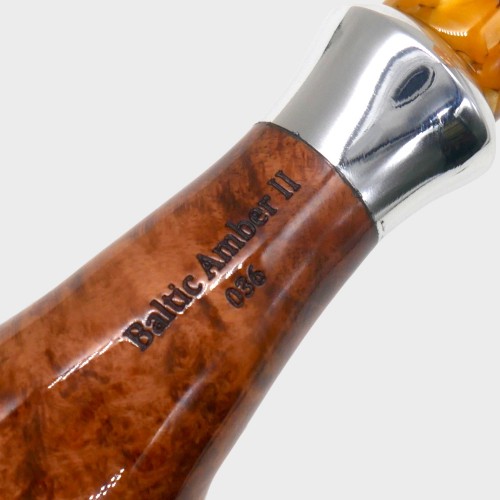 Design Berlin 036 Amber II 9mm Filter Fishtail Pipe (DB019)