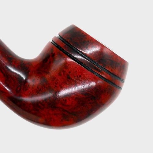 Design Berlin 040B Rugen Red 9mm Filter Fishtail Pipe (DB024)