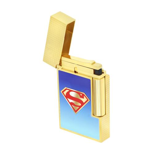 ST Dupont Lighter - Ligne 2 - DC Comics Superman - Yellow Gold