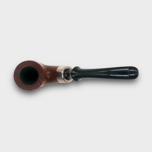 Dr Plumb Classic Bent Smooth Metal Filter Briar P Lip Style Pipe (DP566)