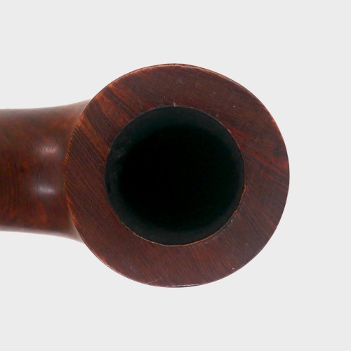 Dr Plumb Classic Bent Smooth Metal Filter Briar P Lip Style Pipe (DP566)