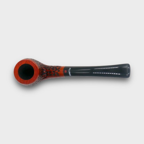 Dr Plumb Lightweight Metal Filter Fishtail Carved Briar Pipe (DP567)