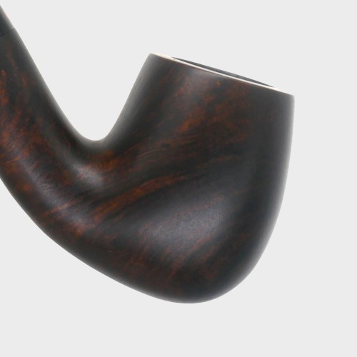 Dr Plumb City Matt Metal Filter Fishtail Briar Pipe (DP569)