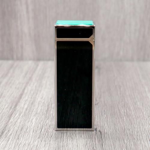 Dunhill Rollagas Lighter - Black Lacquer Malachite