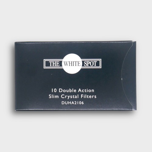 Dunhill The White Spot - Slim Crystal Double Action Cigarette Filters - Pack of 10