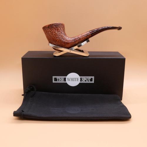 Alfred Dunhill - The White Spot County 4135 Group 4 Horn Fishtail Pipe (DUN228)