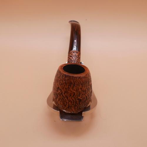 Alfred Dunhill - The White Spot County 5113 Group 5 Bent Apple Fishtail Pipe (DUN240)