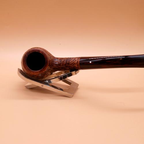 Alfred Dunhill - The White Spot County 5113 Group 5 Bent Apple Fishtail Pipe (DUN240)
