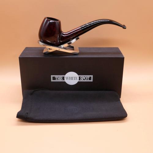Alfred Dunhill - The White Spot Bruyere 5113 Group 5 Bent Apple Fishtail Pipe (DUN320)
