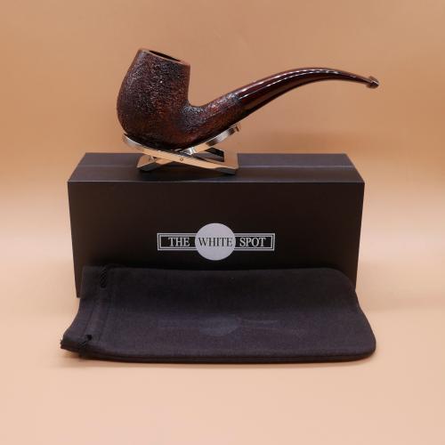Alfred Dunhill - The White Spot Cumberland 6102 Group 6 Bent Pipe (DUN725)