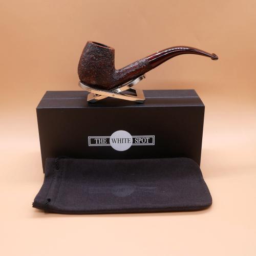 Alfred Dunhill - The White Spot Cumberland 5102 Group 5 Bent Pipe (DUN758)
