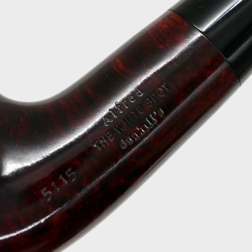 Alfred Dunhill - The White Spot Bruyere 5115 Group 5 Bent Pot Pipe (DUN1003)