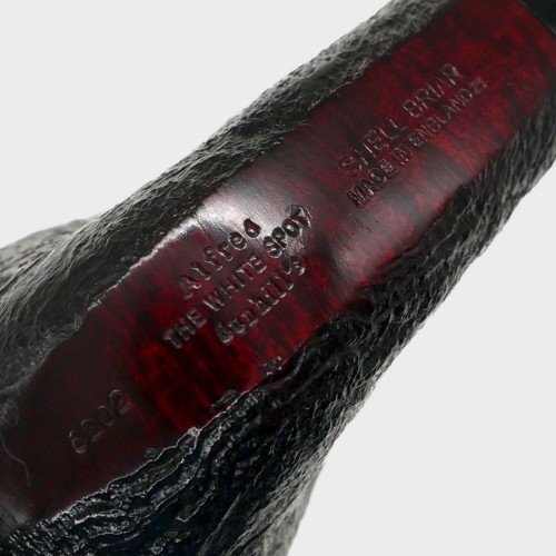 Alfred Dunhill - The White Spot Shell Briar 6202 Group 6 Bent Fishtail Pipe (DUN1012)