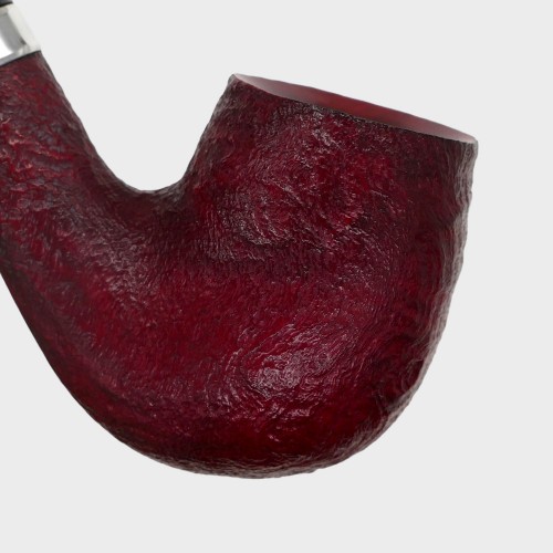 Alfred Dunhill - The White Spot Ruby Bark 4102 Group 4 Bent Pipe (DUN1029)