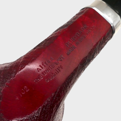 Alfred Dunhill - The White Spot Ruby Bark 4102 Group 4 Bent Pipe (DUN1029)